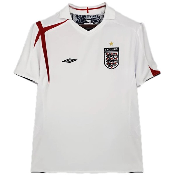 England maglia retrò casa prima divisa da calcio da uomo maglia da calcio sportiva 2006